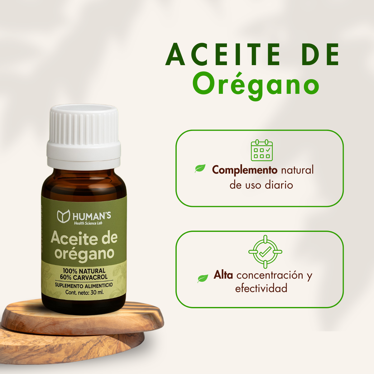 Aceite de oregano 30ml