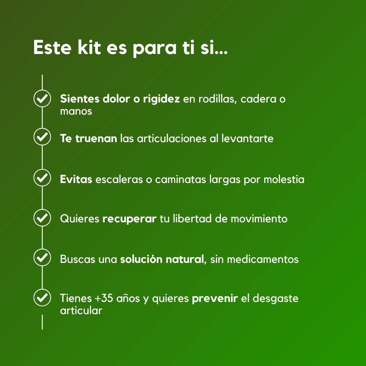 Kit Sin Dolor Total - Glucosamina + Colágeno puro