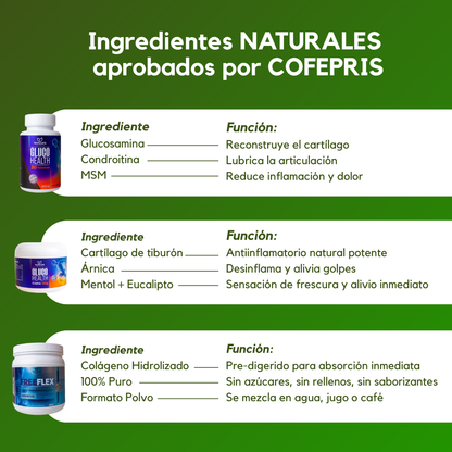 Kit Sin Dolor Total - Glucosamina + Colágeno puro