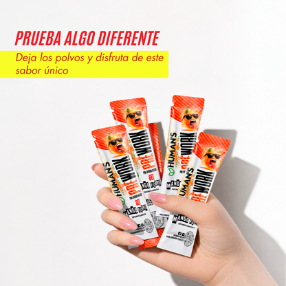 Pre Workout en Gel Humans | Energía, Enfoque y Rendimiento | 20 Sobres (60 g c/u)