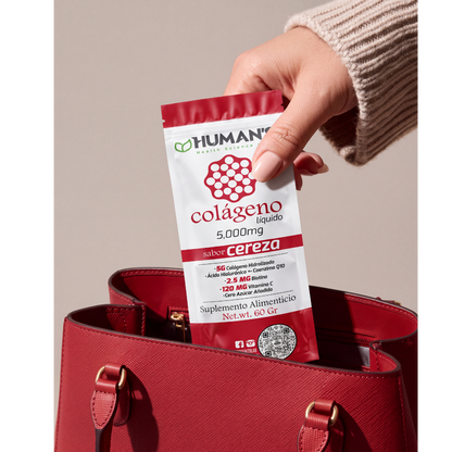 Colágeno Líquido Hidrolizado 5000mg con Ácido Hialurónico, Coenzima Q10 y Vitamina C