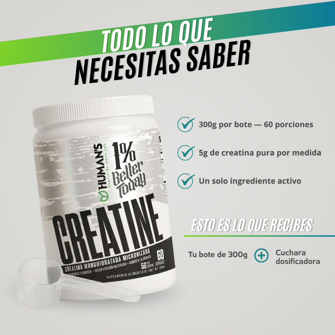 Creatina Monohidratada Micronizada 300GR