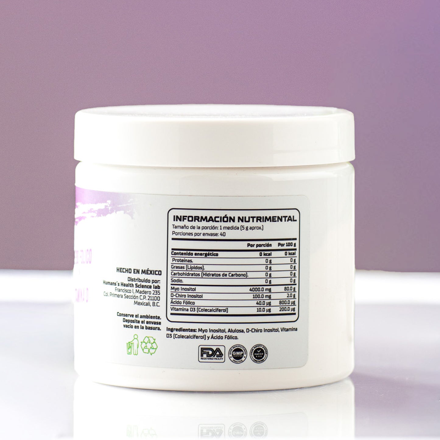 Myo Innositol & D-chiro inositol 40:1 200gr