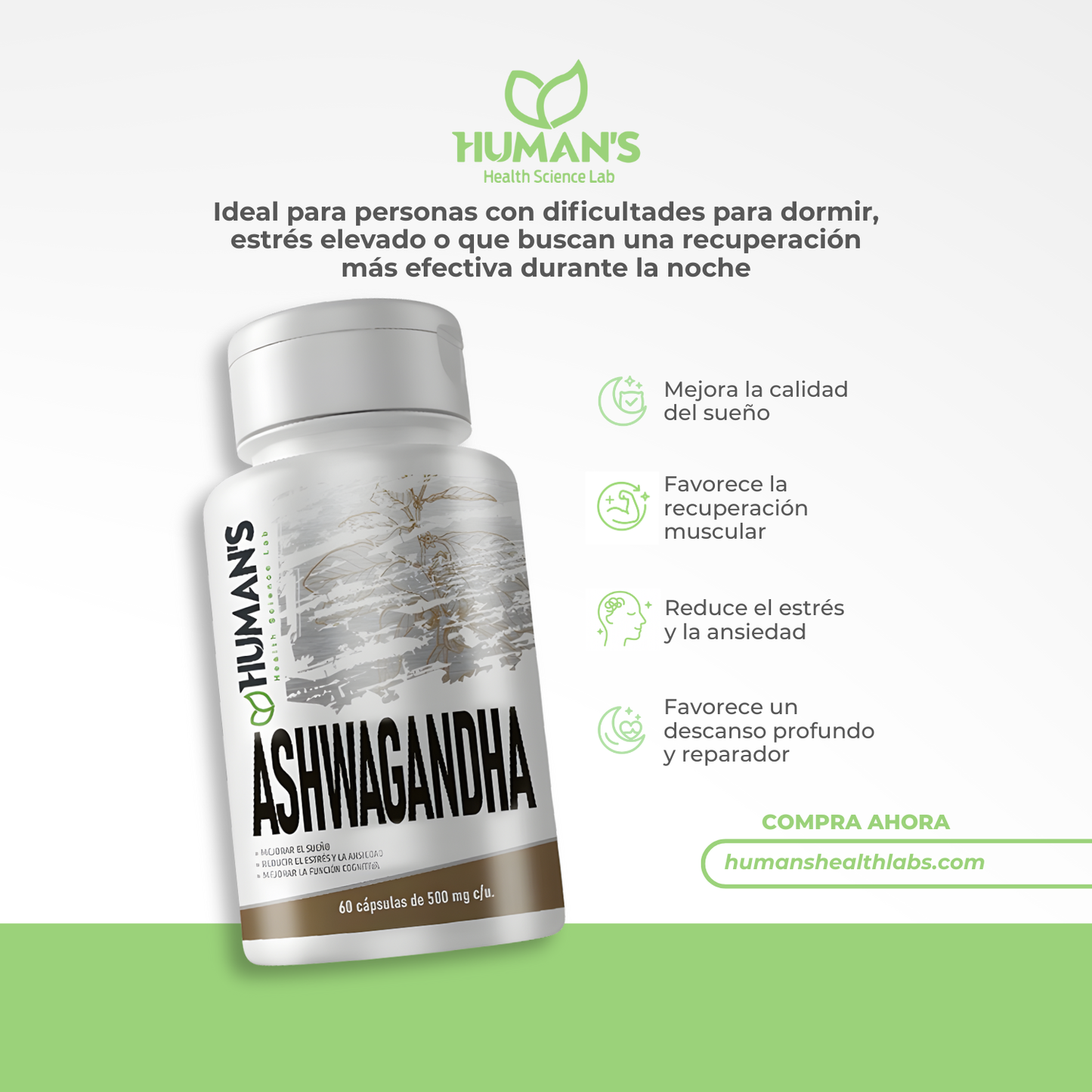 ASHWAGHANDA CON 60 CPS