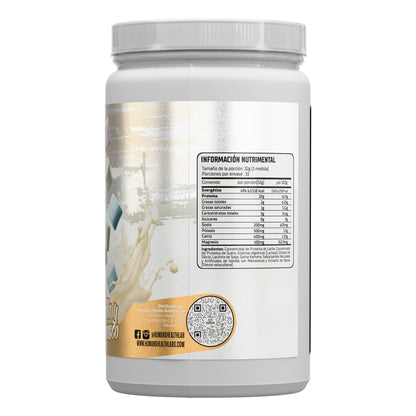 Proteína Whey Humans – Vainilla Malvavisco | 20 g de Proteína | Sin Azúcar Añadida | Libre de Gluten | 31 Porciones